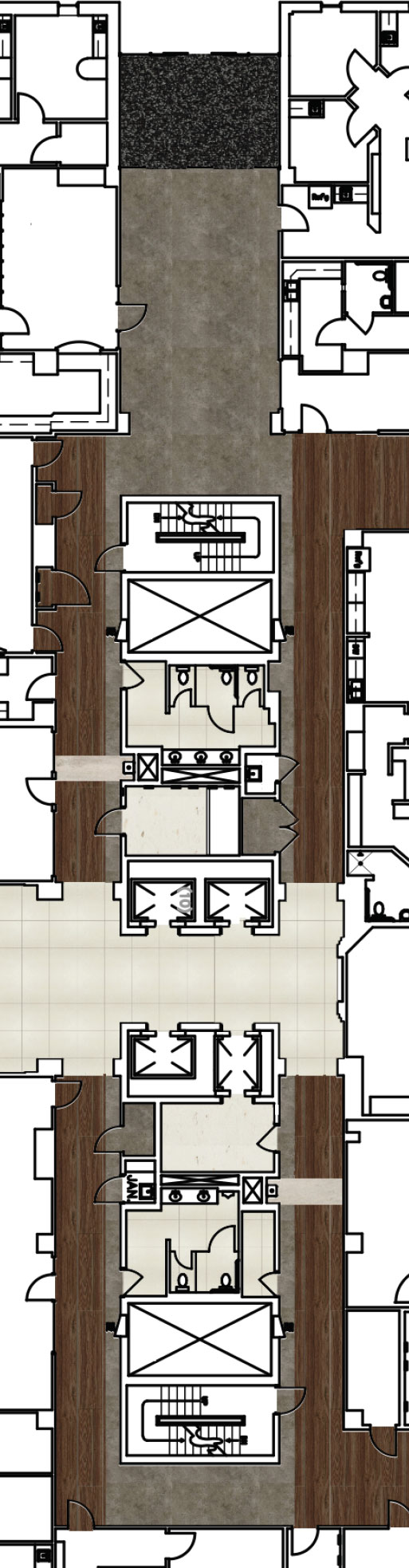 Medical Park Tower - Upgrades Floor Map