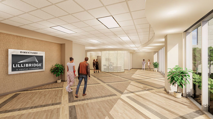 St. Vincent's Building 46 Lobby Renovation Rendering Thumb