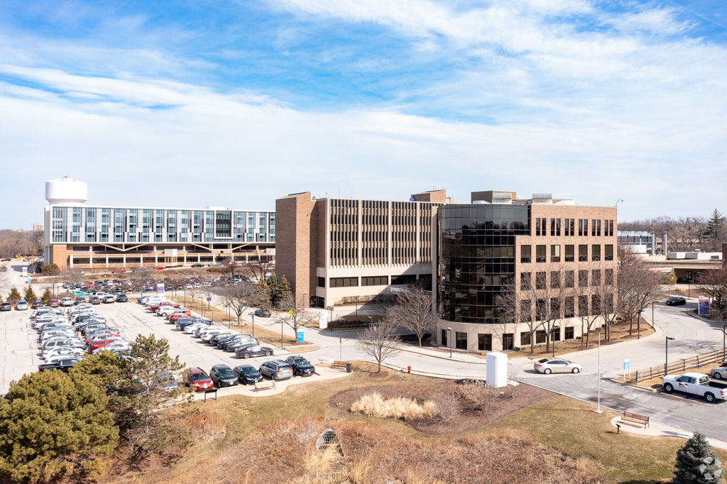 Aerial image of Lillibridge's 3825 Highland Ave, Downers Grove, IL