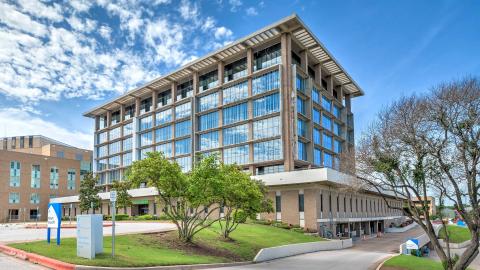 image of Medical Park Tower's newly renovated exterior in Austin, TX